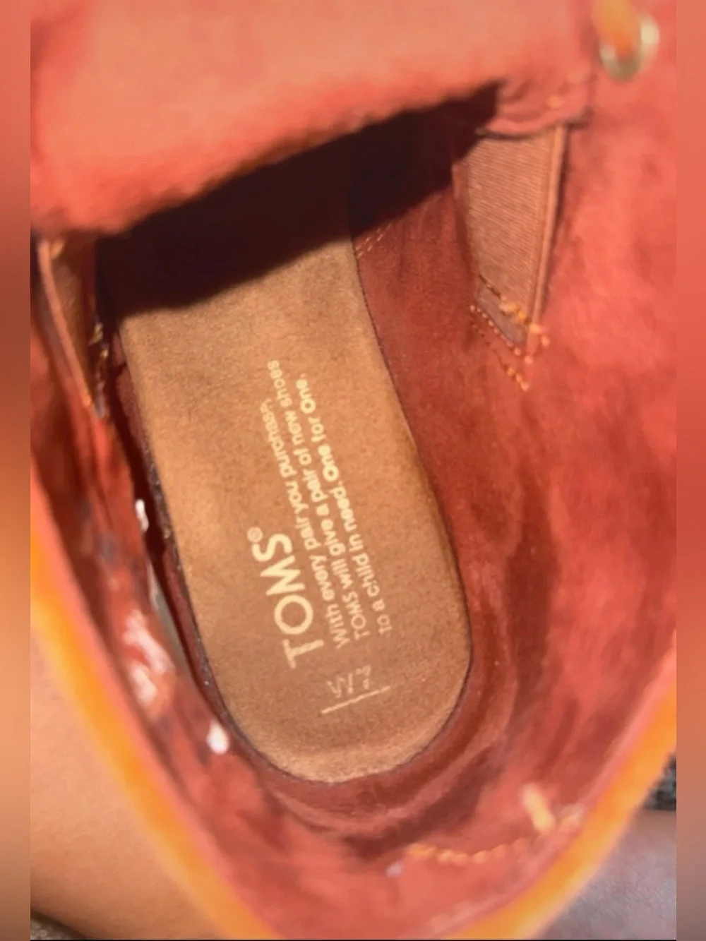 Toms suede wedge